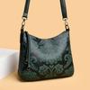 Genuine Retro Luxury Leather Crossbody Bag Women Shoulder Messenger Bags Printing Trendy Handbag Large Capacity Purse Sac A Main