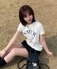 Seteo Capri Citron Drawing Summer Graphic Short Sleeve T-Shirt Resort Ivory