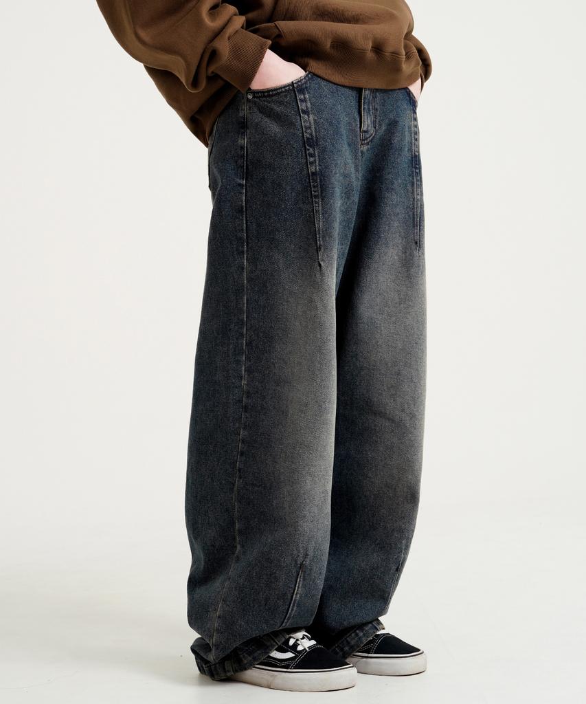 WV PROJECT Tag Balloon Denim Pants Deep Blue Jnlp7766