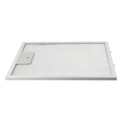 Metal Mesh Range Hood Filter 300 X 252 X 9mm For Cooker Hood Ventilation System With 5 Layer Aluminized Grease Filter