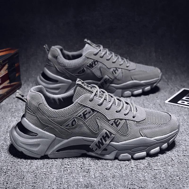 

Мужские кроссовки из дышащей сетки, кроссовки для бега, дизайнерская мода, повседневная теннисная обувь 44