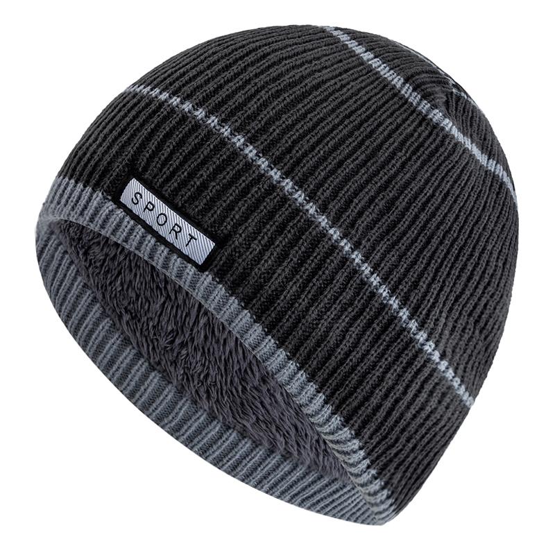 Unisex Nye Vinterluer Lue Plysjfôr Streetwear Varme Beanies For Mann Kvinne Casual Vinter Ski Strikkeluer