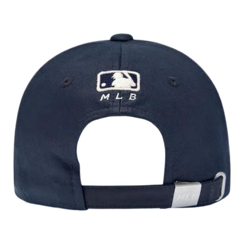 MLB Cotton Baseball Caps Unisex Marine Blue Fashion 3ACPB095N-07NYS