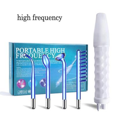 Máquina Facial de alta frecuencia, argón, Gas neón, eliminador integral de acné, inflamación, eliminación de arrugas, varita de alta frecuencia