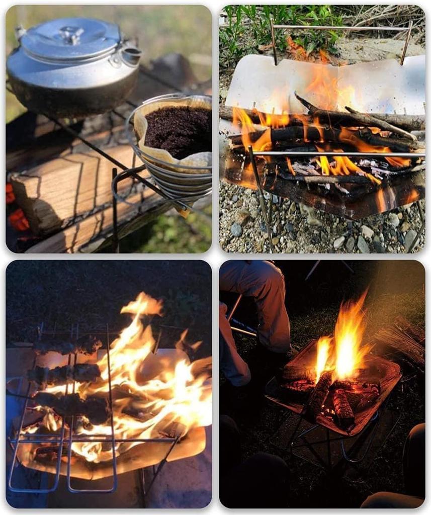 Solo Grill Bonfire Stand Solo Bonfire Stand Bonfire Grill Stainless Steel Foldable 304 Canvas Case [Product]