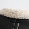 Women Fashion Thick Warm Winter Faux Leather Jacket Coat Vintage Long Sleeve Female Outerwear Chic Tops
