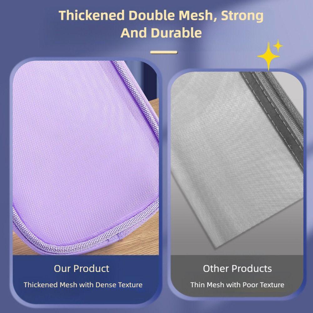 Double-layer Pen Bag Mesh Pen Pouch New Stationery Bag  Gift