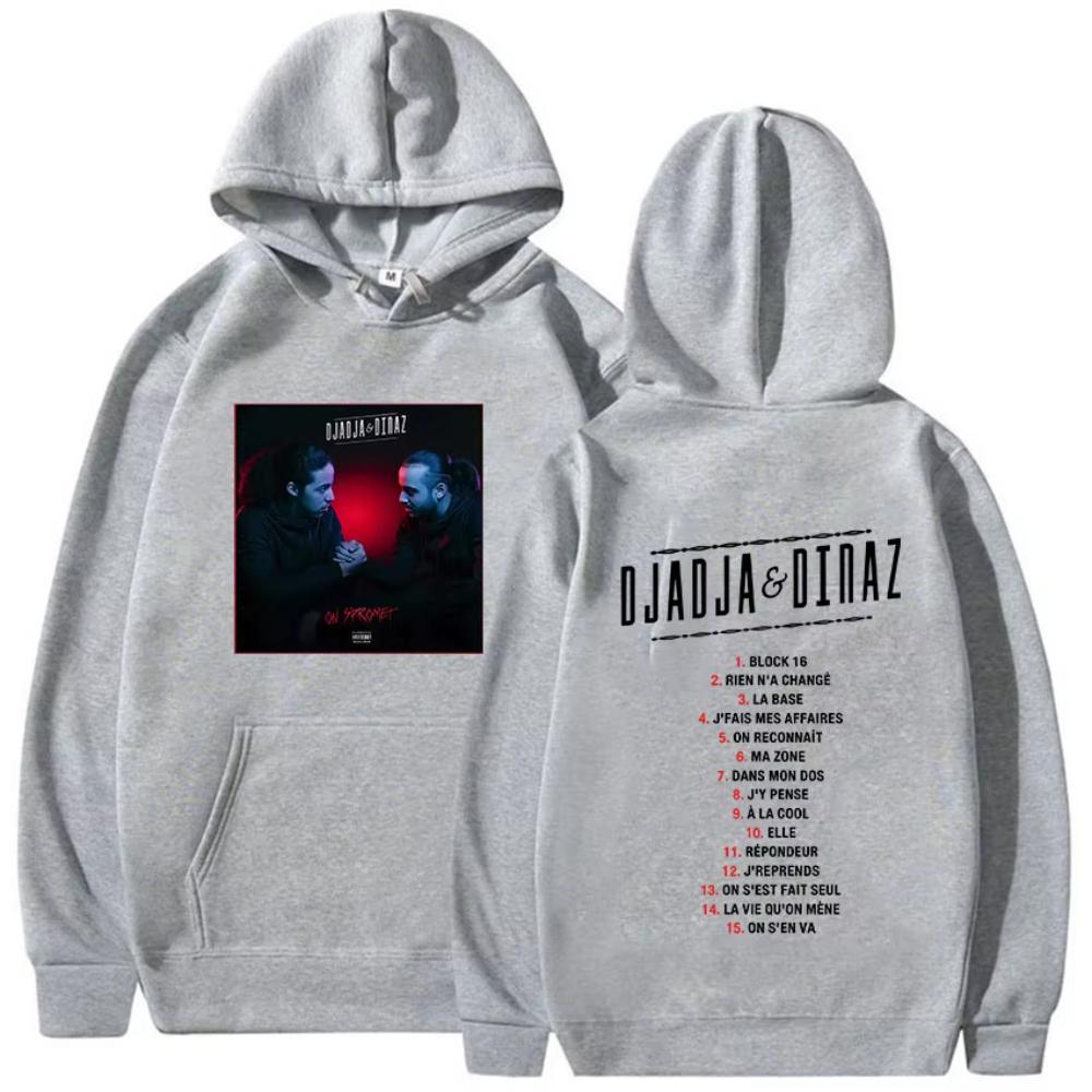 

Rapper Djadja Dinaz Tour Album Graphic Hoody Mens Clothing Hip Hop Gothic Sweatshirt Vintage Oversized Long Sleeve Hooded 3XL