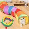 Puppy Wrinkle Collar Cat Tunnel Indoor Cat Interactive Rabbit Tunnel Toy Pet Toy Play Cat Tunnel Kitten Rabbit