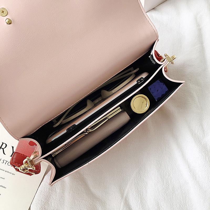 Modische Umhängetaschen mit breitem Schultergurt für Damen Schultertasche Einfache Lässige Vielseitige Geldbörsen und Handtaschen Designertaschen