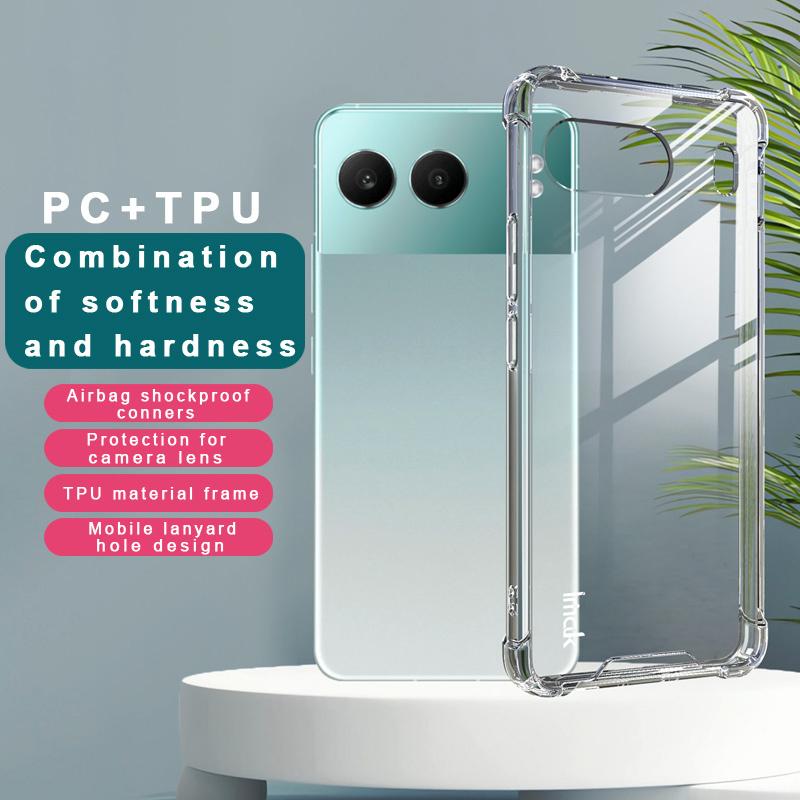 

IMAK For OnePlus Nord 4 Case PC+TPU Shockproof Clear Phone Cover A