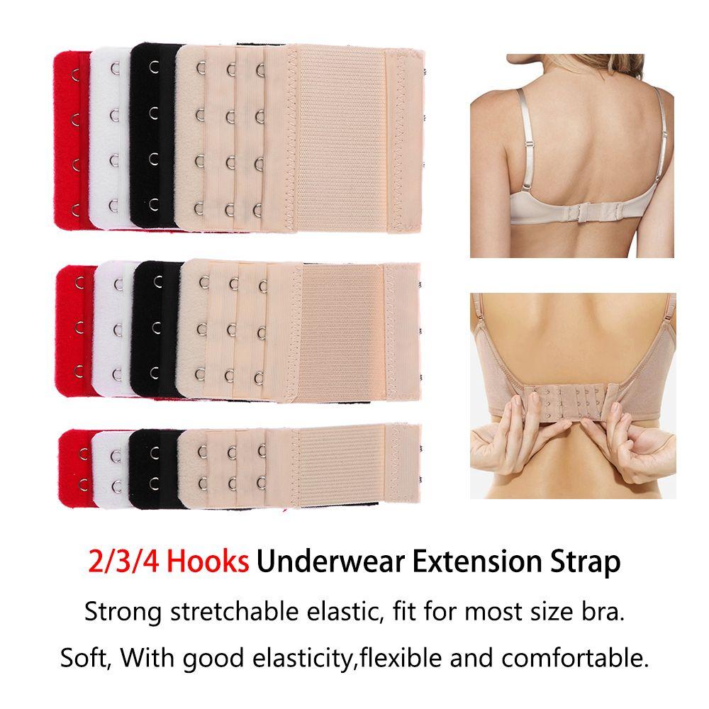 1/3Pcs Adjustable Women Bra Extender 2,3,4 Hook Brassiere Strap Buckle Bra Extension Maternity Underwear