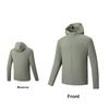 Anta Comfortable Versatile Simple Solid Color Hooded UV Protection Cooling Sunscreen Jacket Men Jackets Green 152527704-2