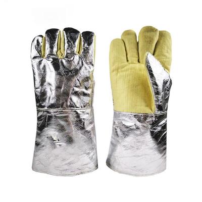 Miling 500°C Heat-Resistant Aramid Aluminum Foil Protective Gloves