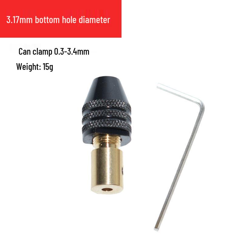 Mandrin hexagonal cu trei bacuri 0.3-8.0mm Convertor mini pentru burghiu pentru polizor electric