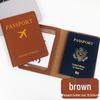 PU Leather Passport and Luggage Tag Set