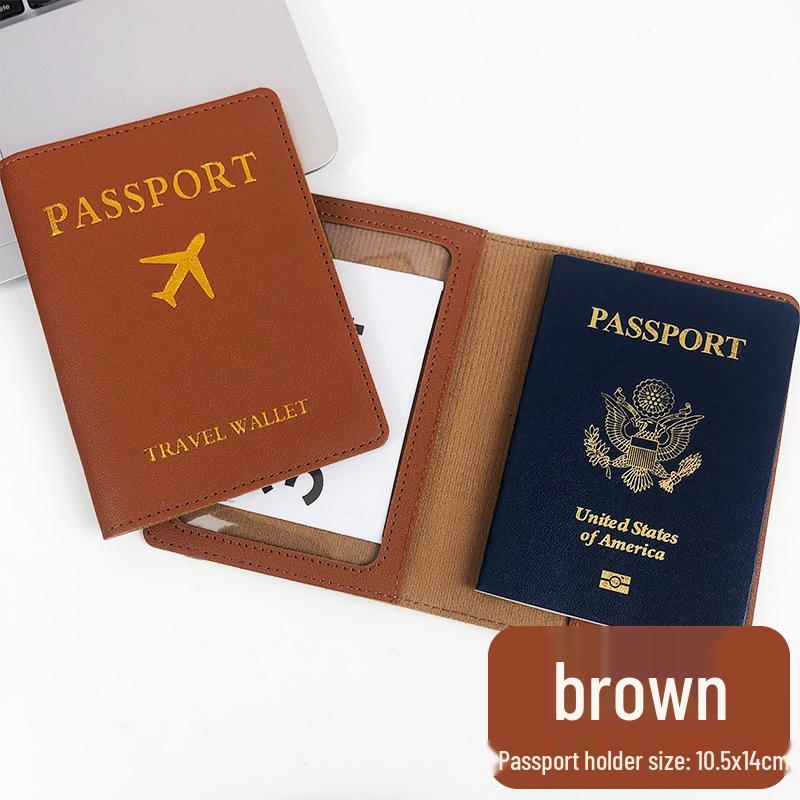 PU Leather Passport and Luggage Tag Set