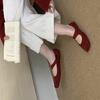 Super Soft One-word Height-increasing Single Shoes Mary Shoes Women's Shoes One-pedal Versatile Platform Ballet Shoes