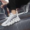 Spring and Autumn Platform Sneakers Lightweight Breathable Mesh Running Shoes Student Sneakers