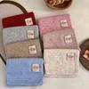 Scarf women's autumn and winter new versatile thickened warm bow scarf wool knitted scarf