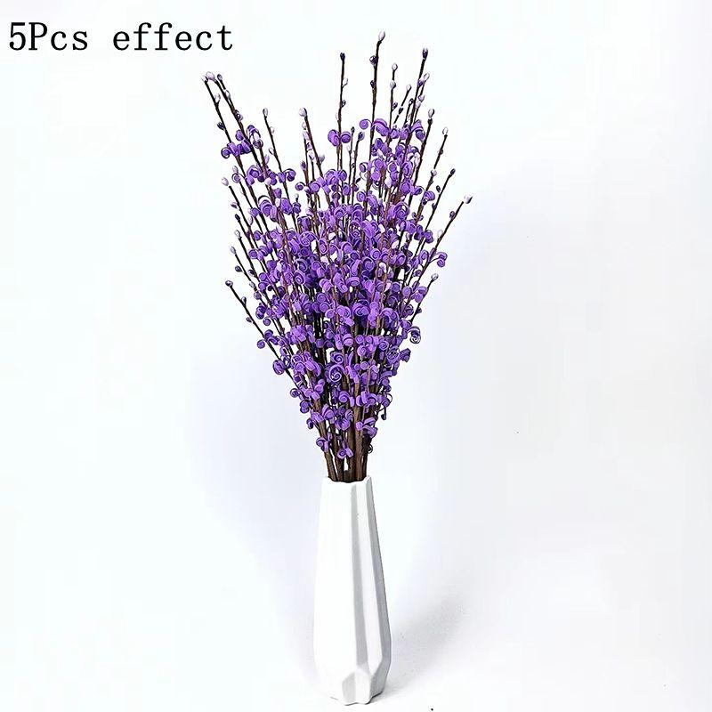 55CM Artificial Jasmine Flower Artificial Flower Art Jasmine Plant Branches Suitable for Home Office DIY Wreath Wedding Ornament
