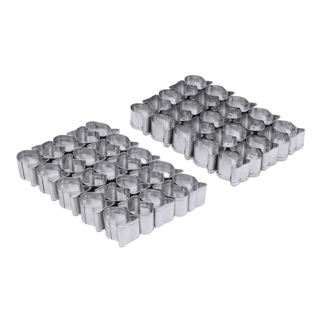 25 Cavity Cutter Fish Shape Molds Goldfish Cookie Cutter