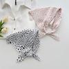 Leopard Print Dot Fashion Square Scarf Silk Scarf Printing High-end Versatile Accessories Women's New Headband Hair Tie Scarf