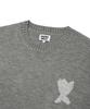 WACKY WILLY One-Point Pullover Knit Gray