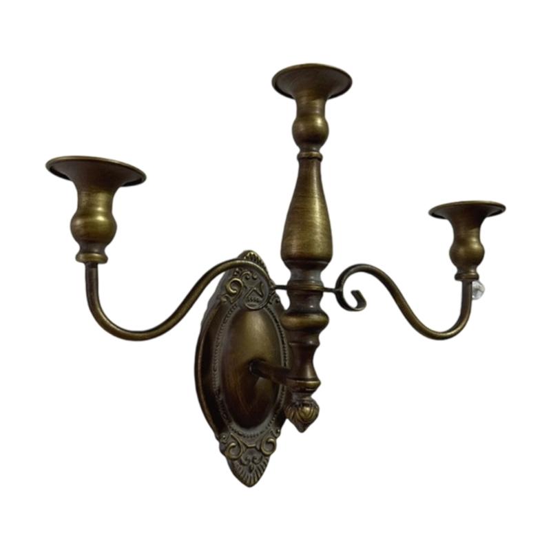 Настенные металлические железные настенные подсвечники Подвесное искусство Домашний декор Настенные декоративные подсвечники Подарок