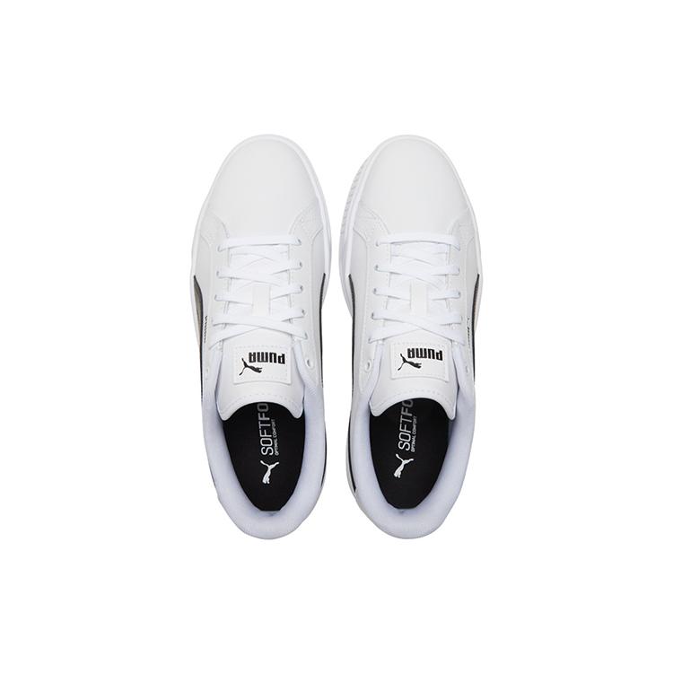 Puma Womens Karmen Leather 'White Black' (women's Sizes) White / Black Skateboard Shoes 384615 02