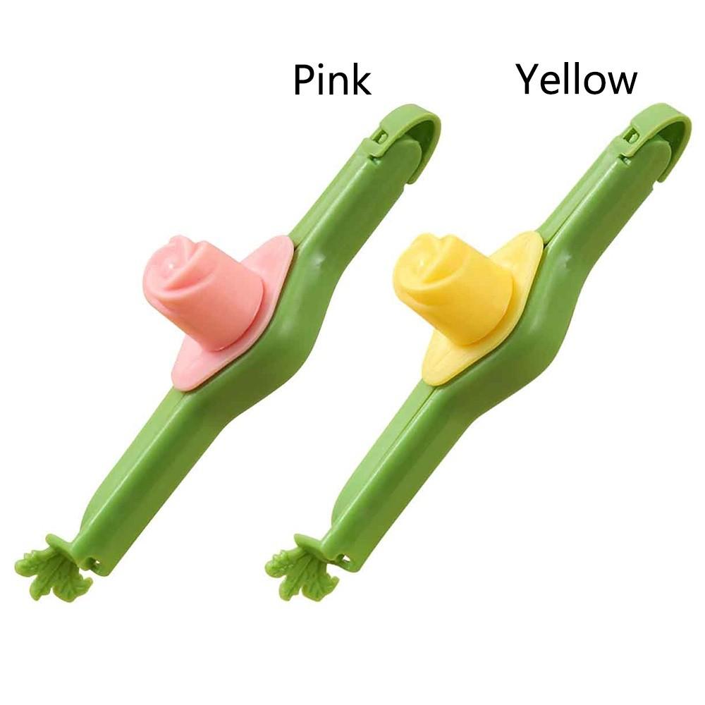 Easy To Open Sealing Clip Tulip-shaped Food Bag Clip New Moisture-proof Clips