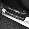 Leather Car Door Sill Plate Protector Stickers Protection For Haval H1 H2 H3 H6 H7 H9 M6 F7X Jolion Great Wall Accessories