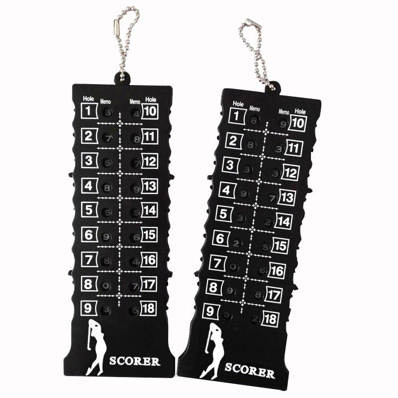 Golf 18-Hole Strip Scoreboard, Golf Counter, Scorer, Portable Golf 18-Hole Scorer With Bead Curtain