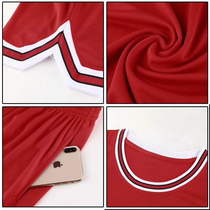 SLAM DUNK jersey wholesale Sakuragi flower road Liuchuan maple men's and women's short-sleeved Xiangbei team children's basketball jersey fake 