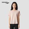 Saucony Women's Slim Fit Breathable Knit Short T-Shirt