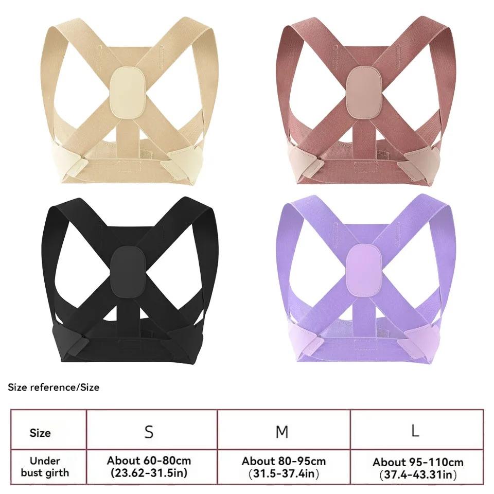 Adult Hunchback Corrector Invisible Back Straightening Stretching Straight Back Open Shoulder Lumbar Correction Belt Men Women