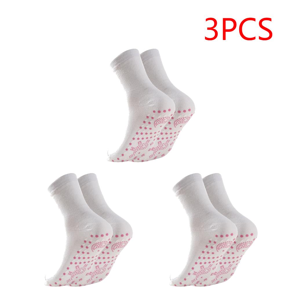 1-5Pair Self-Heating Shaping Socks Pain Relief Foot Therapy Thermal Socks Warming Tourmaline Cold-Resistant Christmas Winter