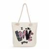 Leopard Print Letters Print Thick Rope Single-shoulder Beach Bag 7295