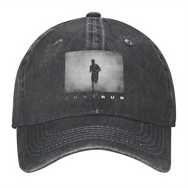 

Hats Just Run Running Runner 185209 Vintage Washed Baseball Cap TT4100% Cotton adjustable