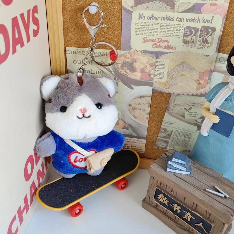 Mini Shoulder Bag Hamster Pendant, Cute Keychain, Doll, Bestie, Couple Gift Toy