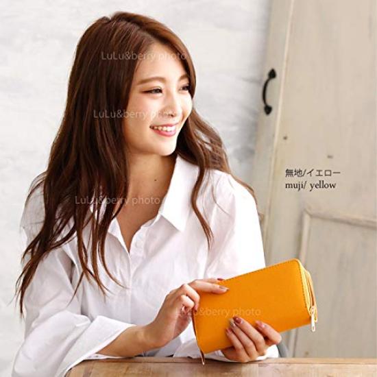 LuLu & berry Geldbörse für Damen und Herren, einfache lange Geldbörse mit zwei Reißverschlüssen und rundem Reißverschluss, Kunstleder, Pink, gesteppt, Koralle