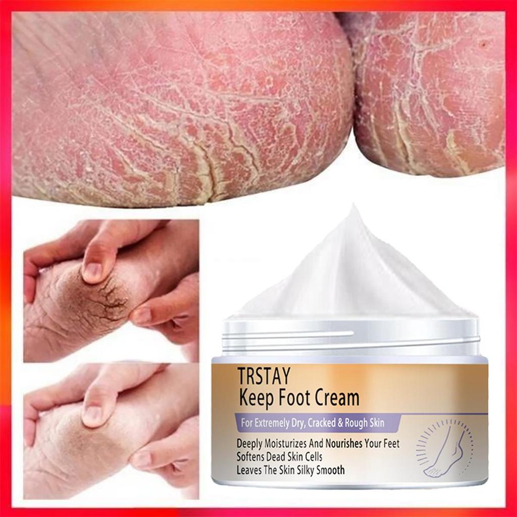 Fotfuktighetskrem lysner opp hudtonen, fukter, letter matthet og strammer opp huden