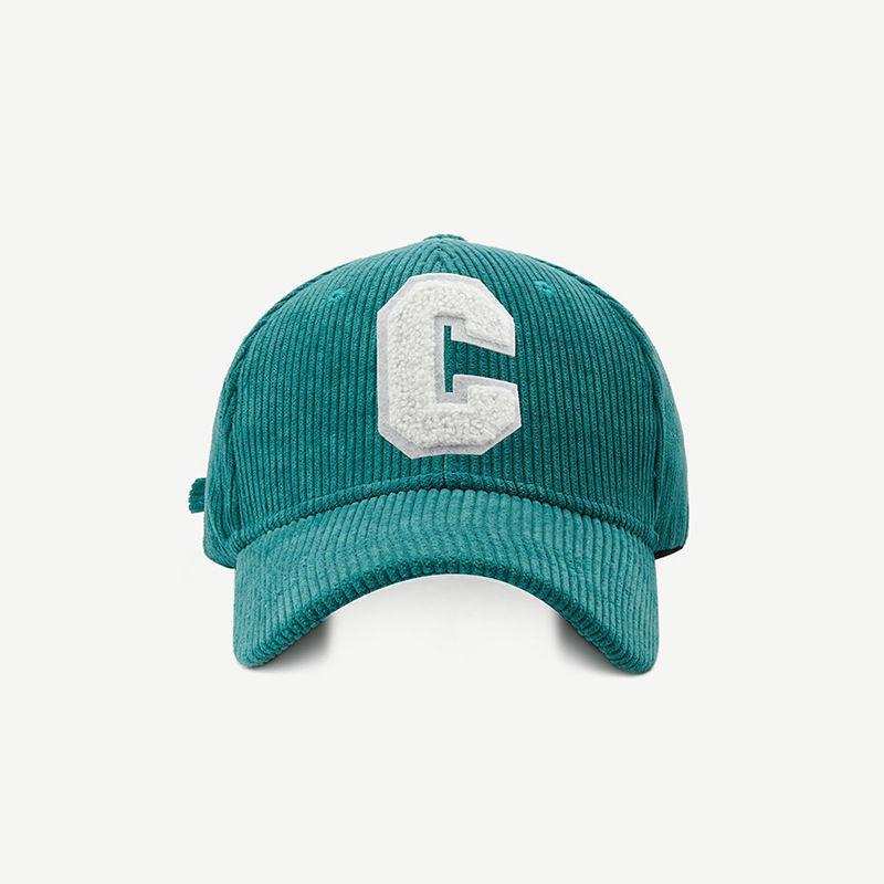 Stylish Corduroy Duckbill Cap For Winter Comfortable Unisex Hat Baseball
