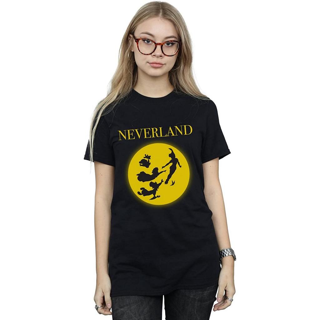 Peter Pan Damen/Damen Mond Baumwoll-T-Shirt
