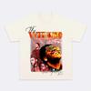 Casual Short Sleeve TShirt with Vintage RB Music Graphic Print of Pop Star The Weeknd Unisex And Unisex Tshirt
