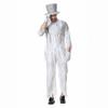 Halloween, Ghost Groom Adult Men's Zombie Vampire White Suit Party Stage Costume