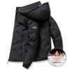 2025 Men's High-End Black Gold Graphene Winter Down Jacket - Lightweight, Cold-Proof, Trendy Short Style