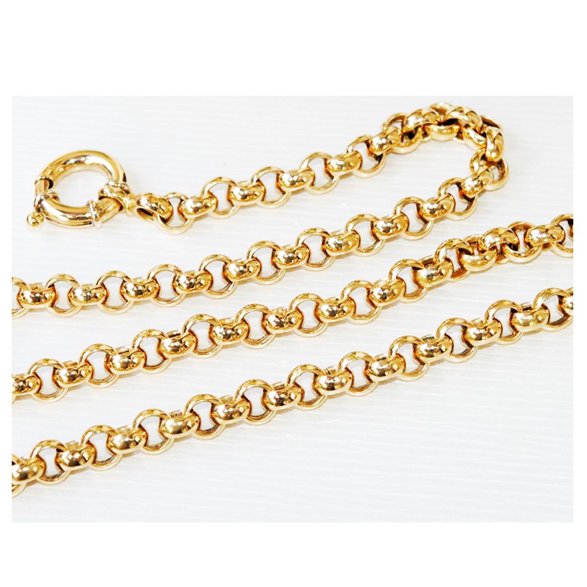 

Les Trésors De Lily [R1871] - Позолоченное колье Maille Jaseron золотистый - 45 см 1 см