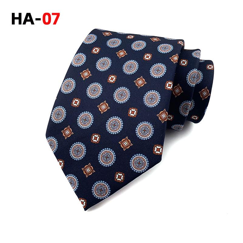 Mode Retro Druck Imitation Seide Stoff Herren Krawatte