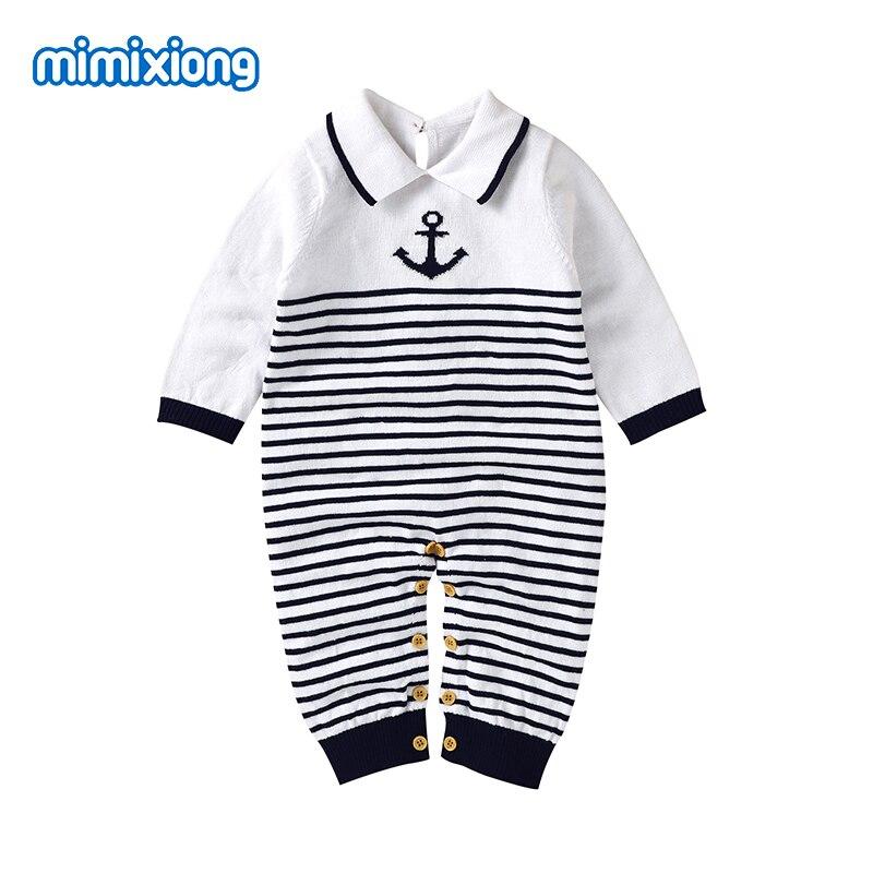 Baby Rompers Ropa Moda Ancla De punto Recién nacido Bebes Boys Monos Trajes  De una pieza Niños pequeños Bebés Prendas de punto Monos comprar a buen  precio — entrega gratuita, reseñas reales